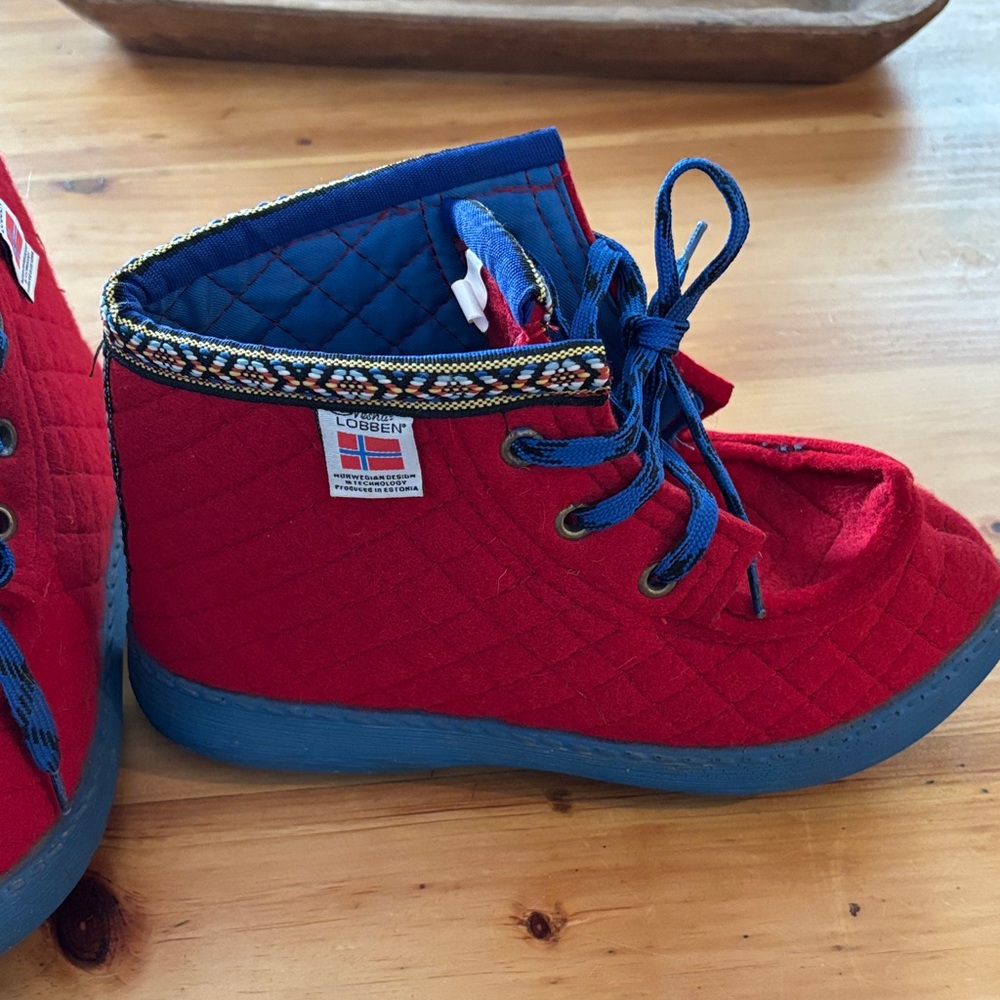 Vintage Nesna Lobben Felt Boots , size 42